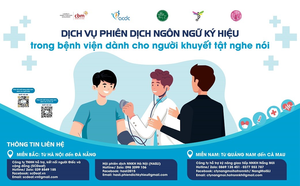 Dịch vụ Phiên dịch Ngôn ngữ ký hiệu trong bệnh viện